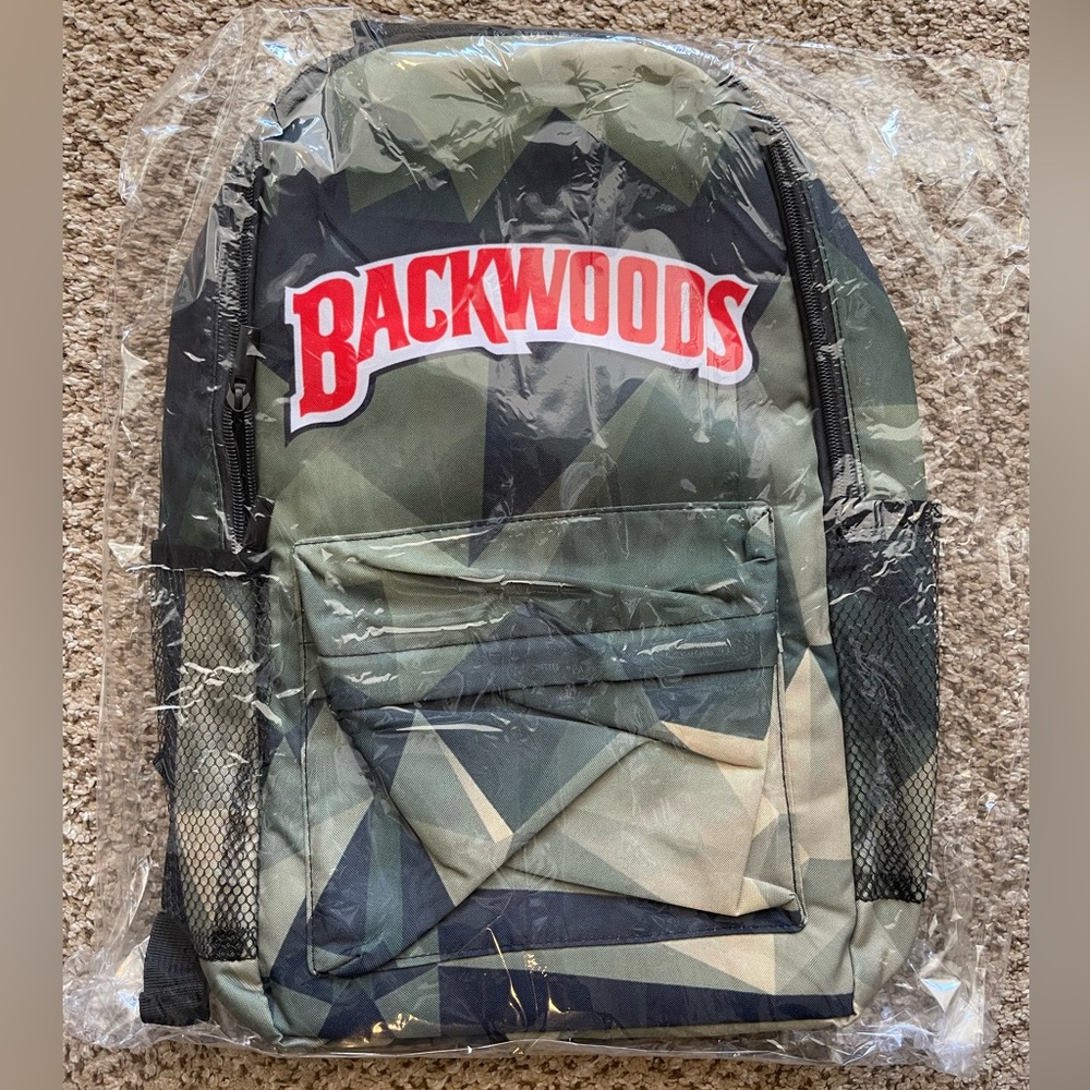 Backwoods Green Camouflage Men's Backpack